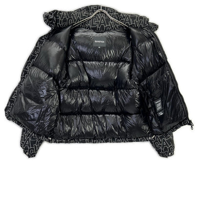 DUVETICA Black Nylon Down Jacket Size 46