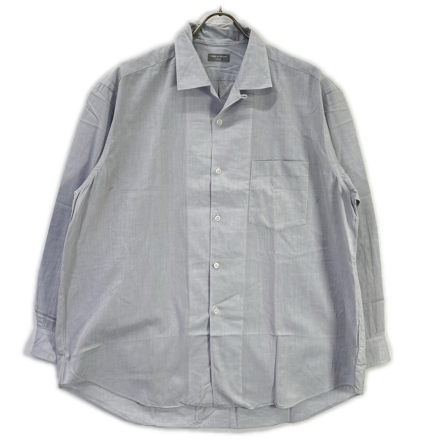 COMMEdesGARCONS HOMME 80s Light Gray Cotton Shirt