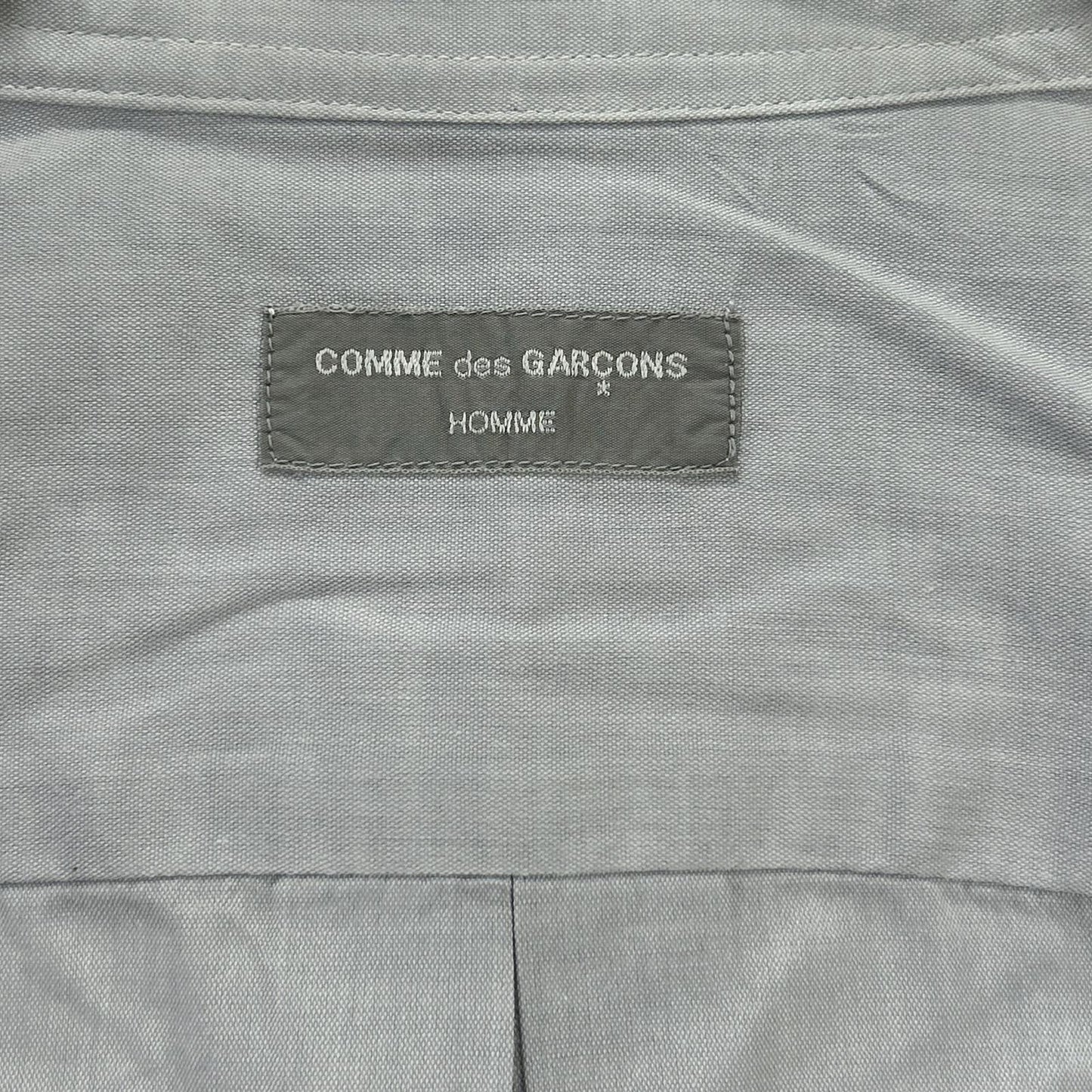 COMMEdesGARCONS HOMME 80s Light Gray Cotton Shirt