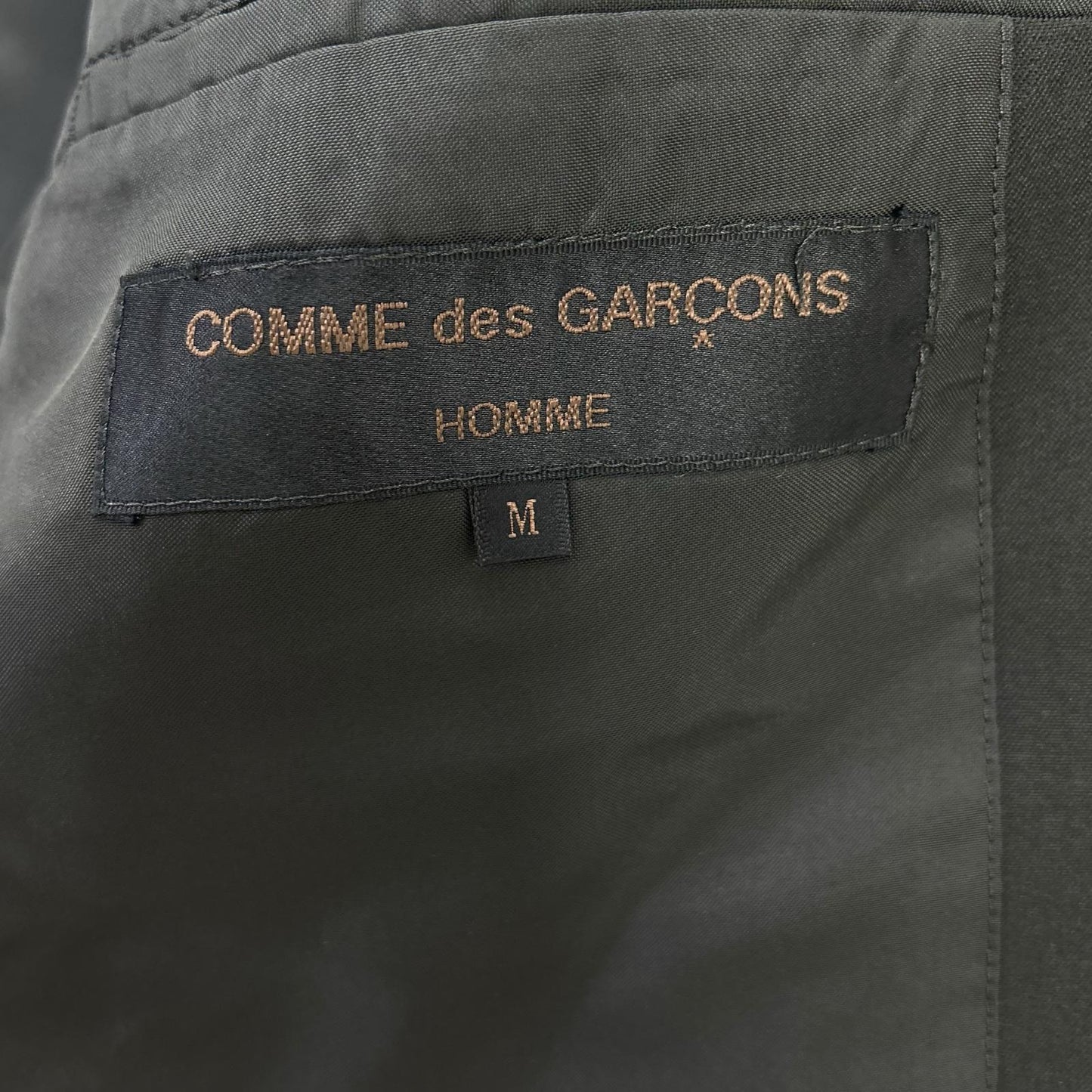 COMMEdesGARCONS HOMME 90s Wool Tailored Blazer Black Size M