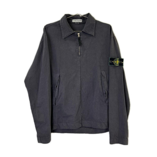 STONE ISLAND 90s Massimo Osti Half-Zip Jacket Gray Size M