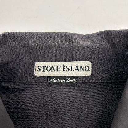 STONE ISLAND 90s Massimo Osti Half-Zip Jacket Gray Size M