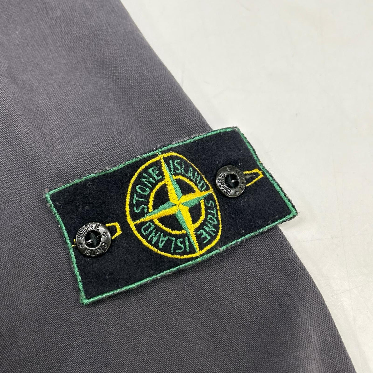 STONE ISLAND 90s Massimo Osti Half-Zip Jacket Gray Size M