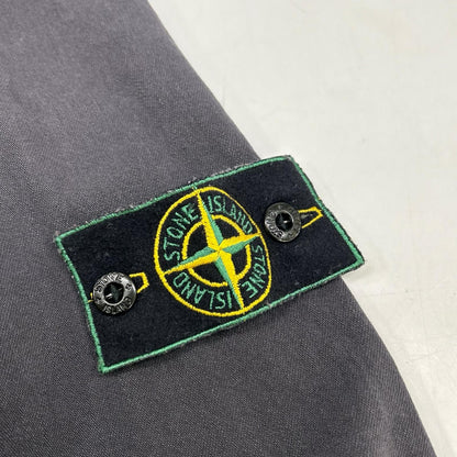 STONE ISLAND 90s Massimo Osti Half-Zip Jacket Gray Size M