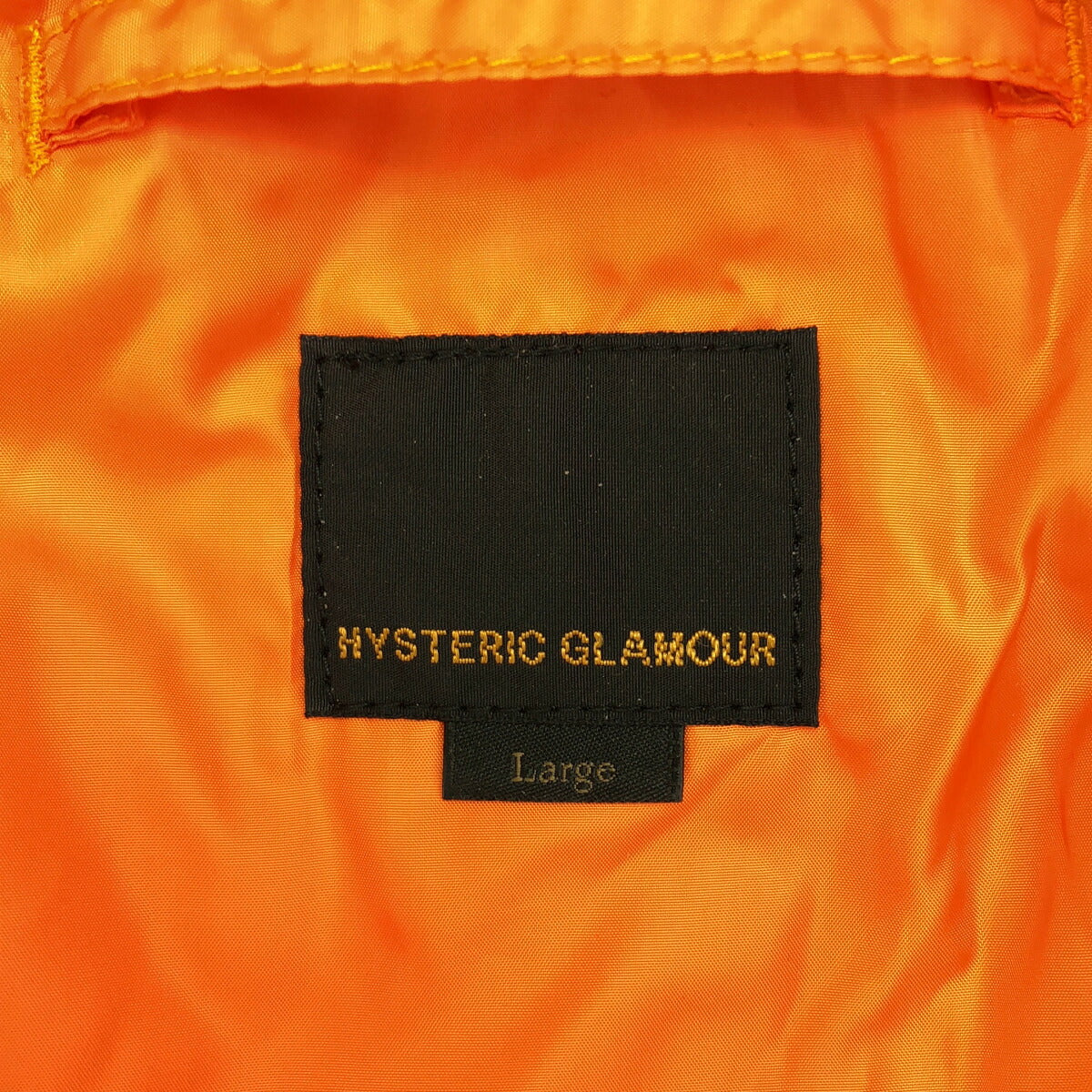 HYSTERIC GLAMOUR All-Over Print MA-1 Jacket Khaki Size S