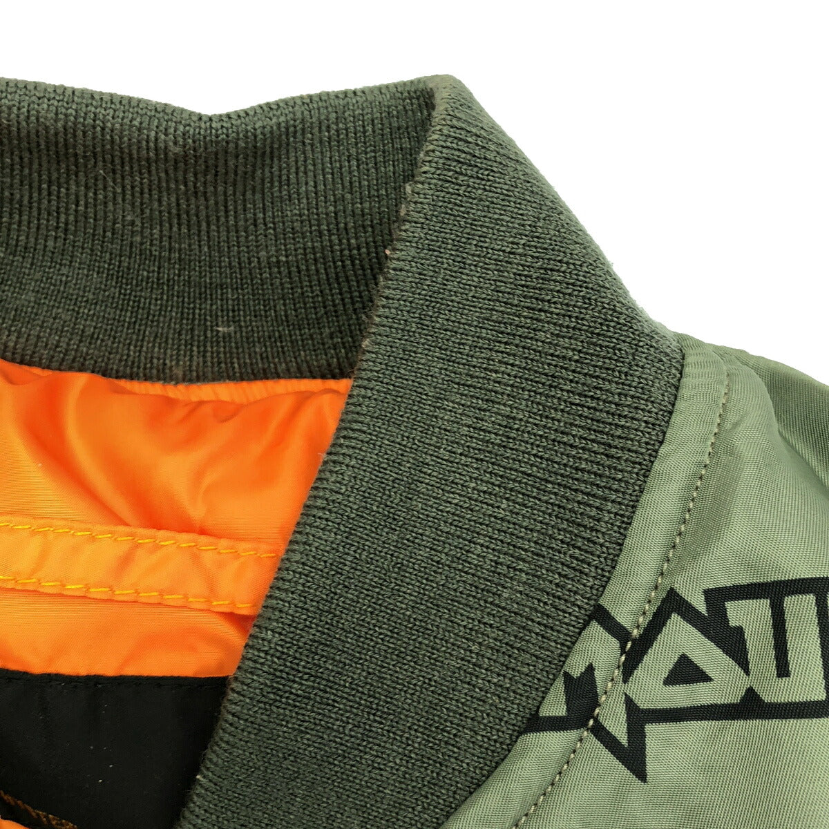 HYSTERIC GLAMOUR All-Over Print MA-1 Jacket Khaki Size S