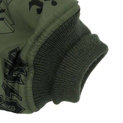 HYSTERIC GLAMOUR All-Over Print MA-1 Jacket Khaki Size S