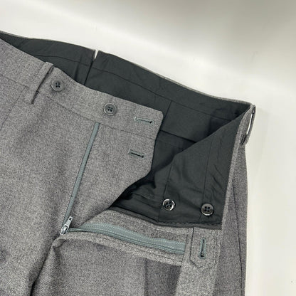 RING JACKET Wool Full-Lined Suit Grey Size 44