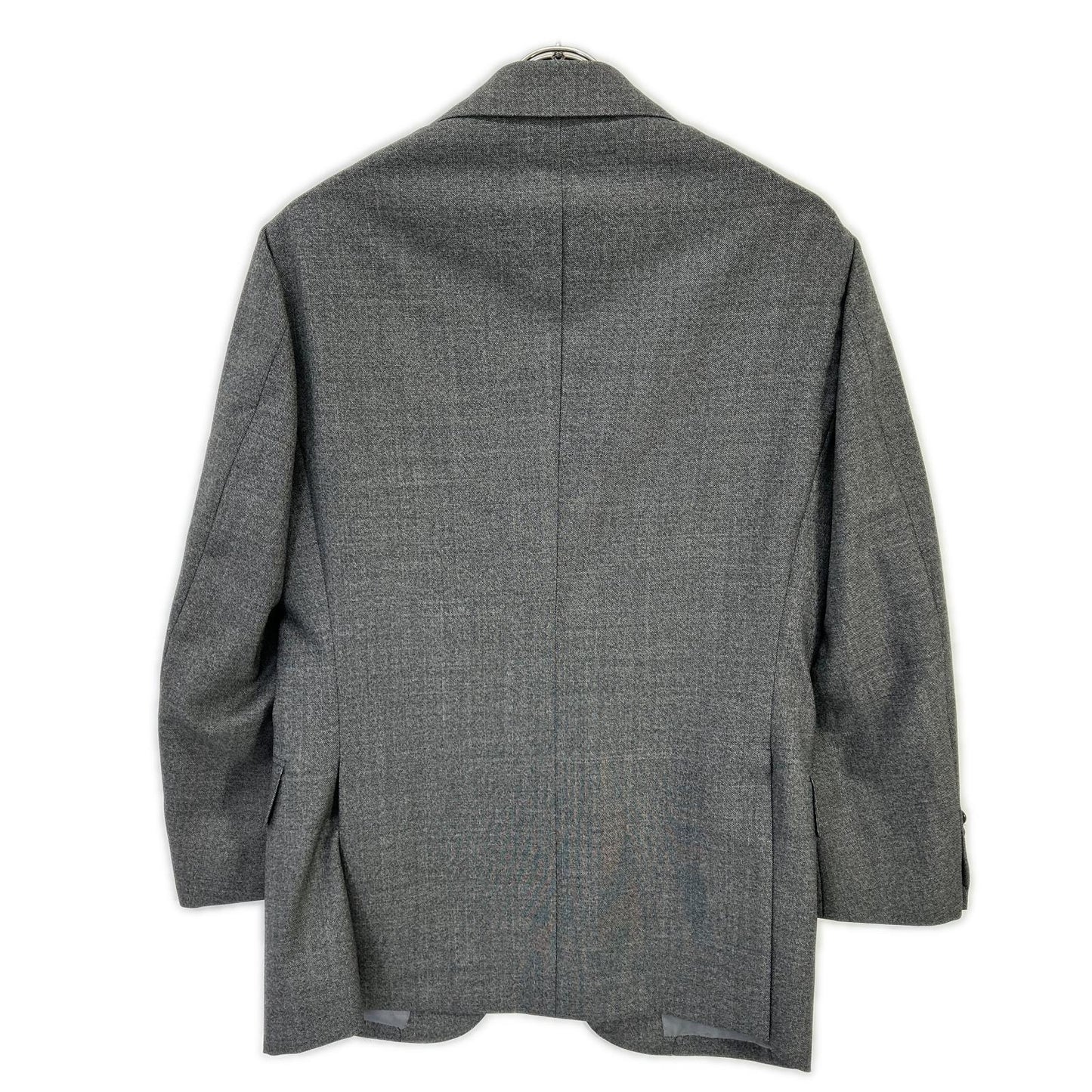RING JACKET Wool Full-Lined Suit Grey Size 44