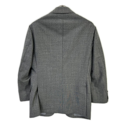 RING JACKET Wool Full-Lined Suit Grey Size 44