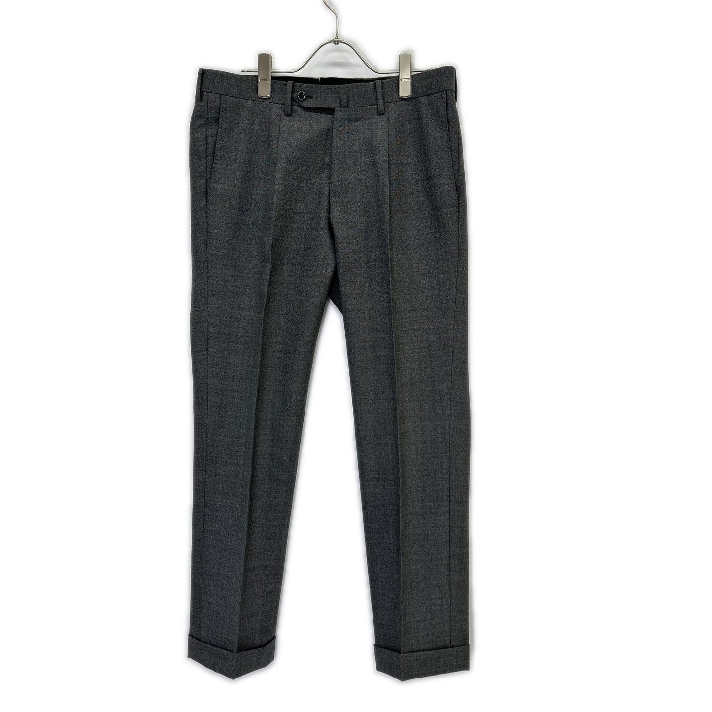 RING JACKET Wool Full-Lined Suit Grey Size 44