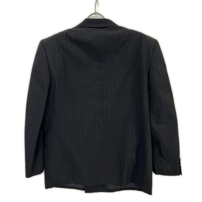 COMMEdesGARCONS HOMME DEUX Black Wool Stripe Jacket Size S