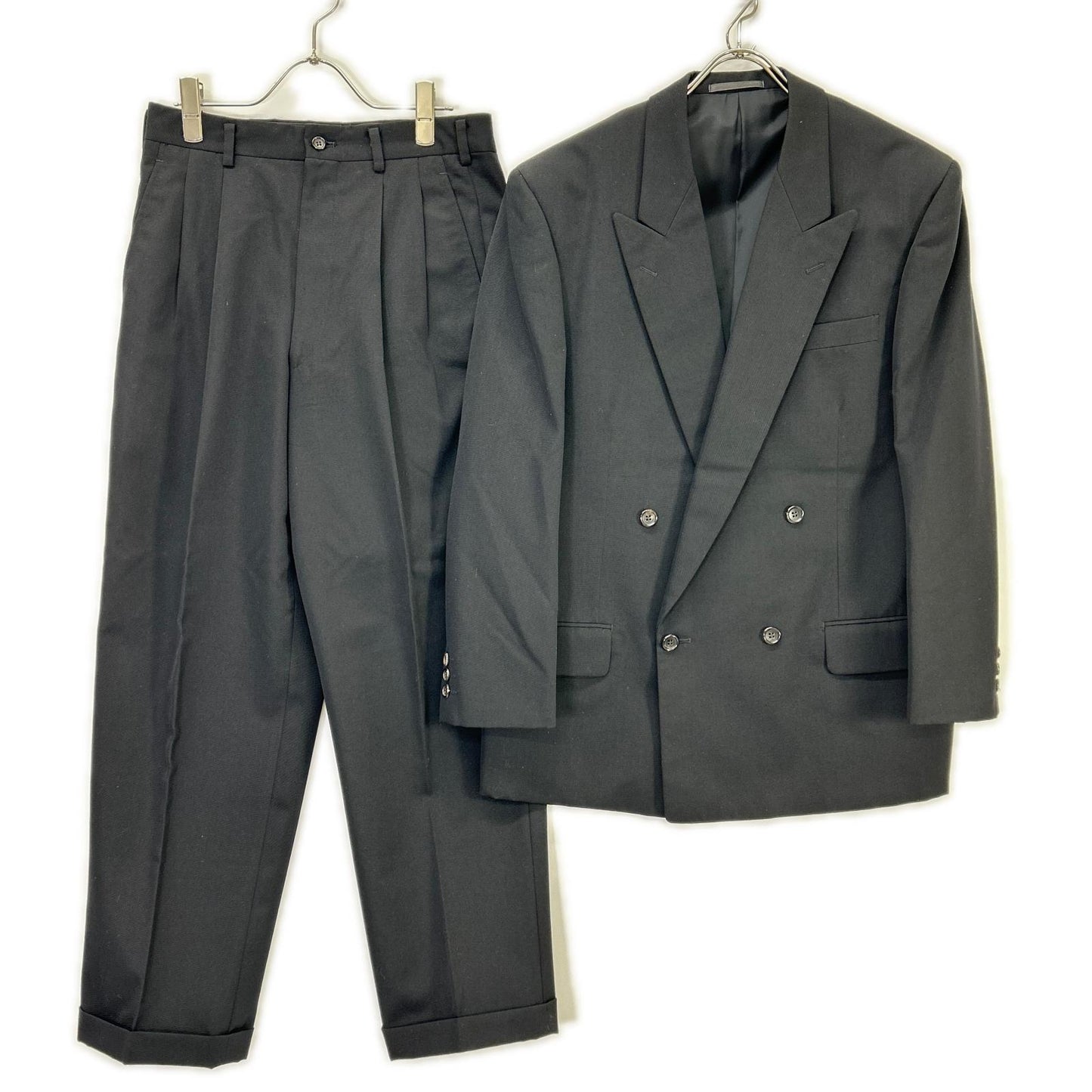 COMMEdesGARCONS HOMME DEUX Wool Double Jacket Black Size S