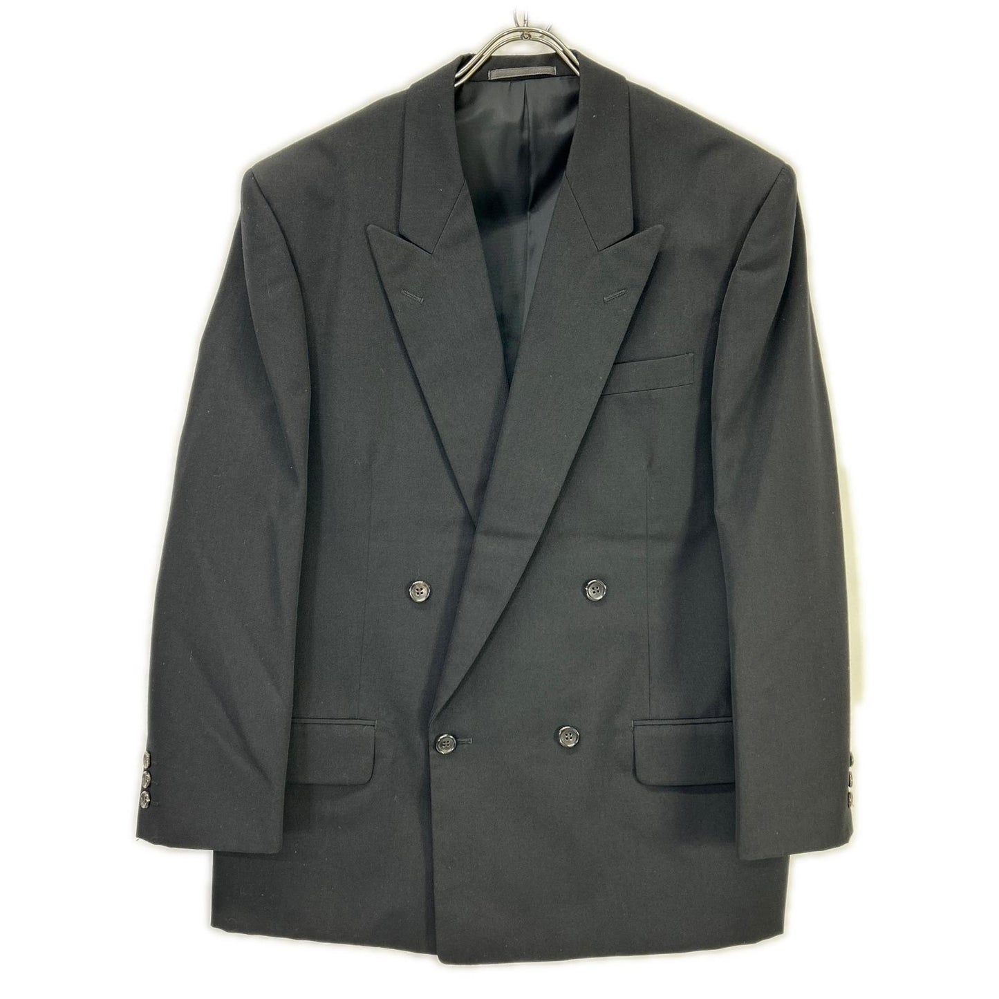 COMMEdesGARCONS HOMME DEUX Wool Double Jacket Black Size S