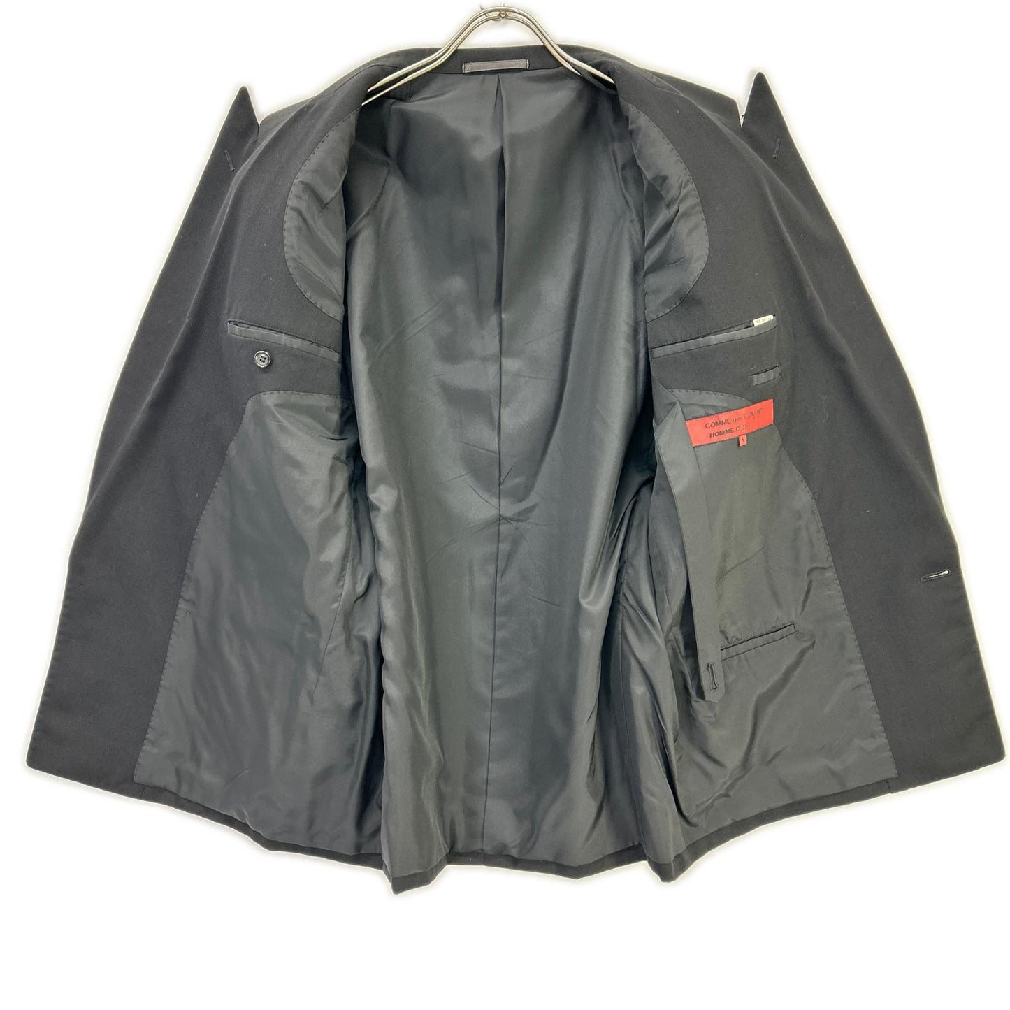 COMMEdesGARCONS HOMME DEUX Wool Double Jacket Black Size S