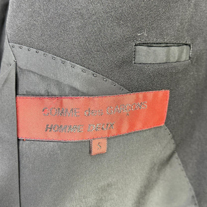 COMMEdesGARCONS HOMME DEUX Wool Double Jacket Black Size S