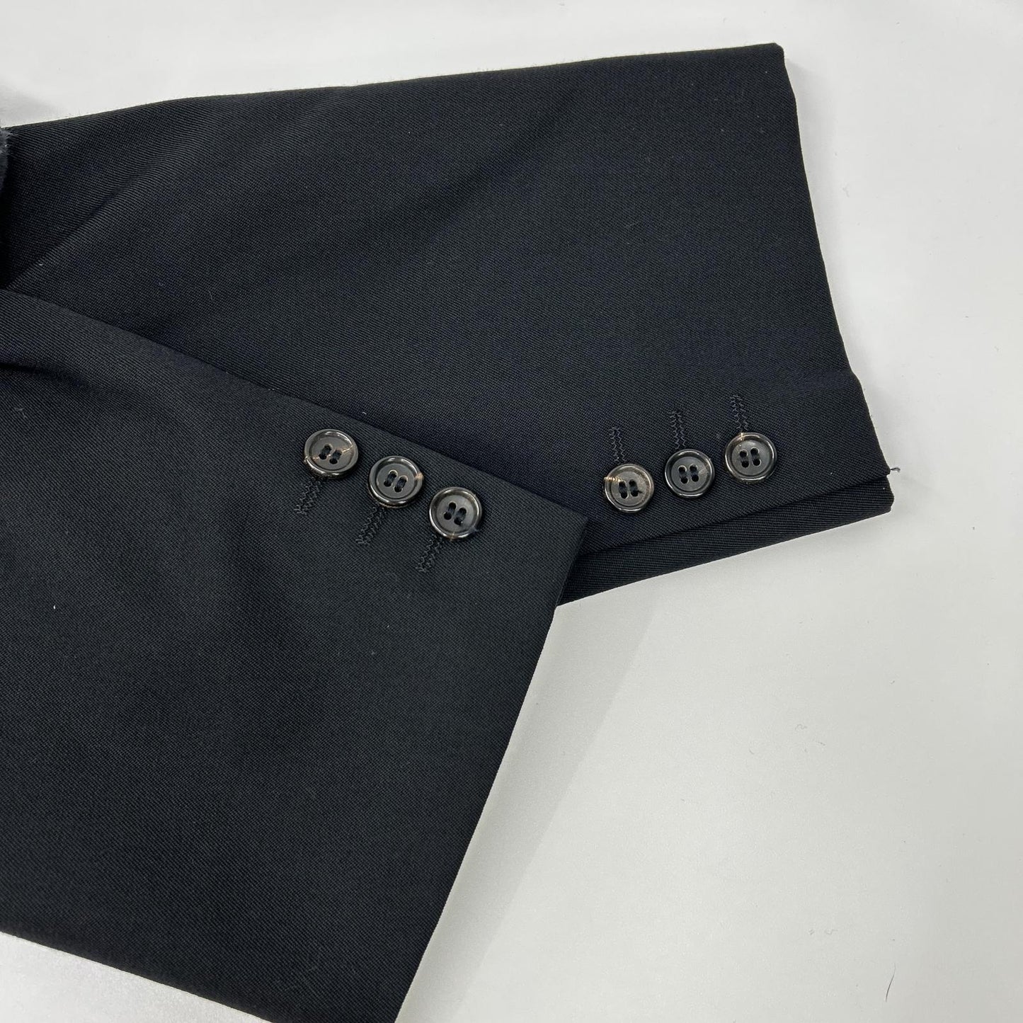 COMMEdesGARCONS HOMME DEUX Wool Double Jacket Black Size S