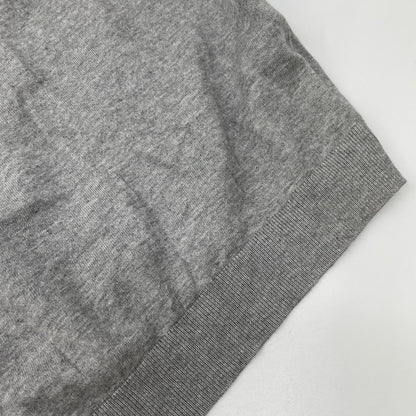 JOHN SMEDLEY Light Grey Cotton Short Sleeve Knit Polo Size S