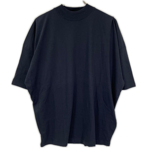 JILSANDER Navy Mock Neck Short Sleeve T-Shirt Size S