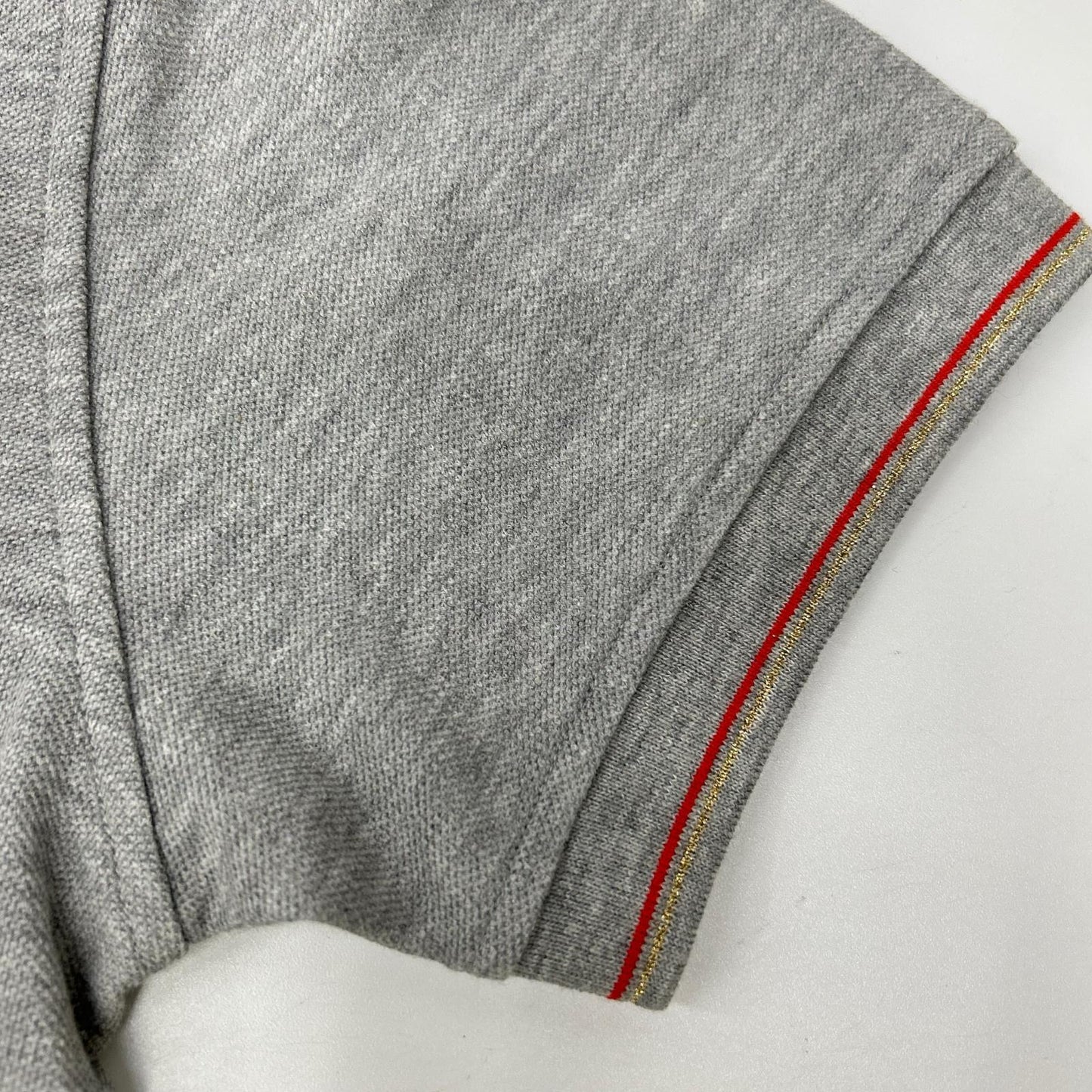 MARK&LONA Grey Detachable Choker Short Sleeve Polo Size M