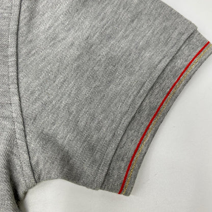 MARK&LONA Grey Detachable Choker Short Sleeve Polo Size M