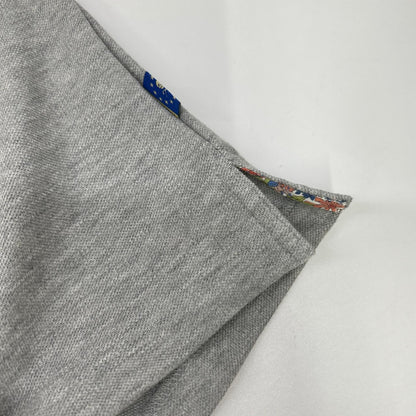 MARK&LONA Grey Detachable Choker Short Sleeve Polo Size M