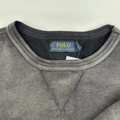 POLObyRalphLauren Cotton Sweatshirt Dark Gray Size M