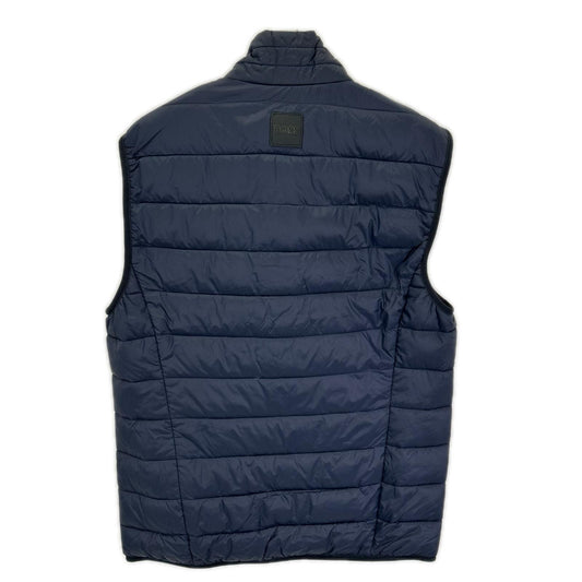 BOSS 50472473 Navy/White Puffer Vest Size M