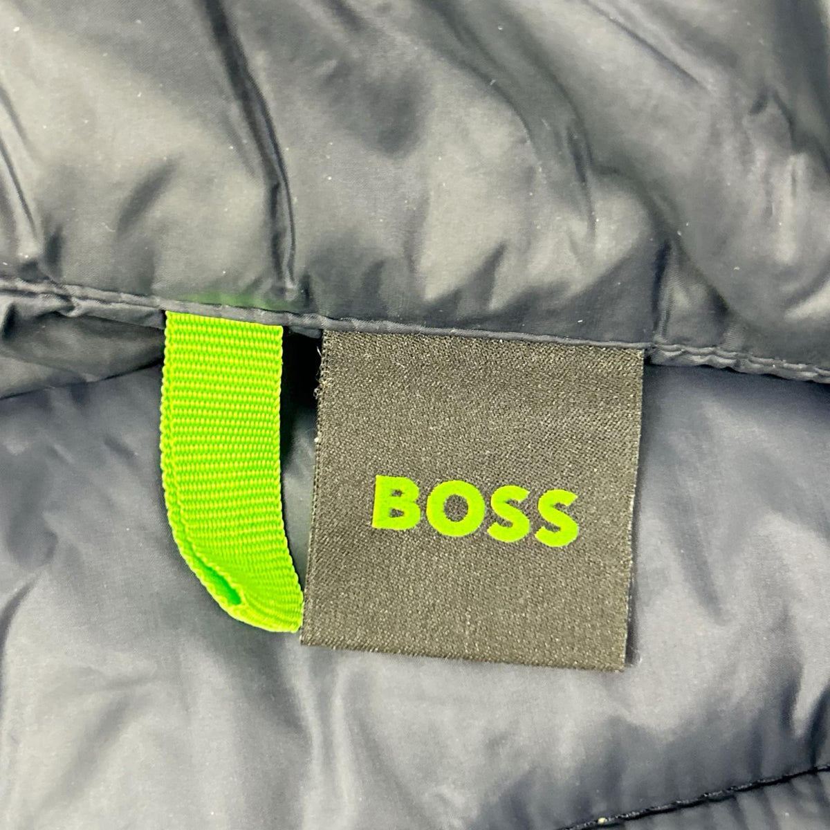 BOSS 50472473 Navy/White Puffer Vest Size M