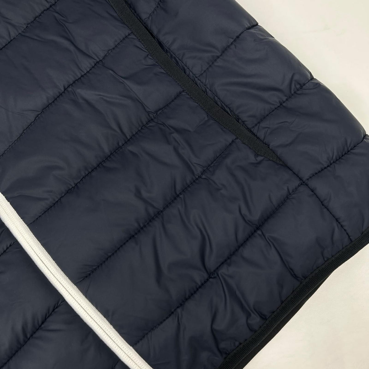 BOSS 50472473 Navy/White Puffer Vest Size M