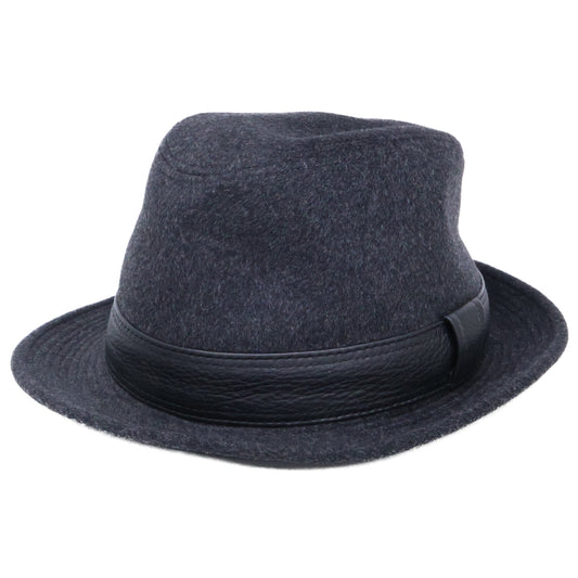 HERMES Cashmere Deerskin Fedora Hat Size 58