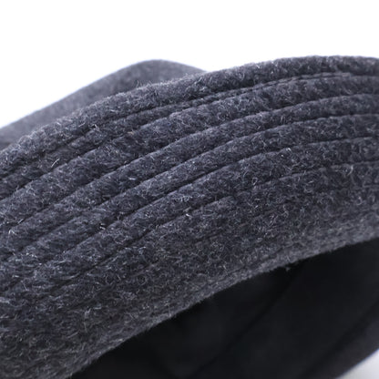 HERMES Cashmere Deerskin Fedora Hat Size 58