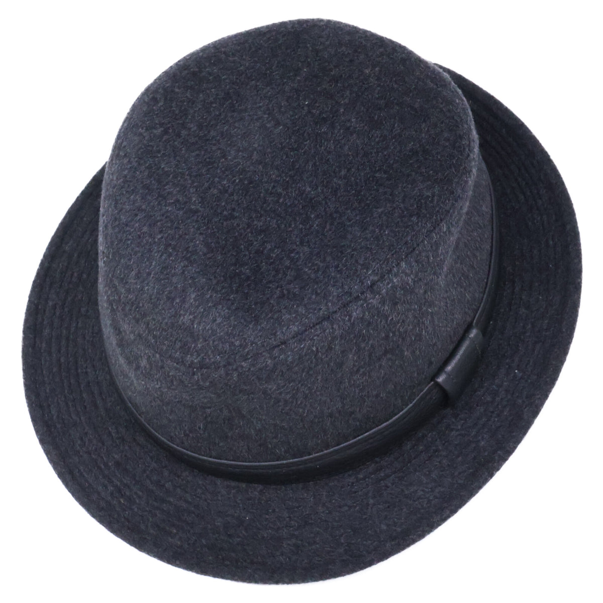 HERMES Cashmere Deerskin Fedora Hat Size 58