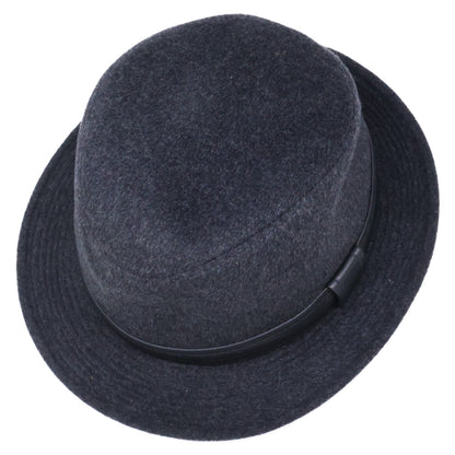 HERMES Cashmere Deerskin Fedora Hat Size 58