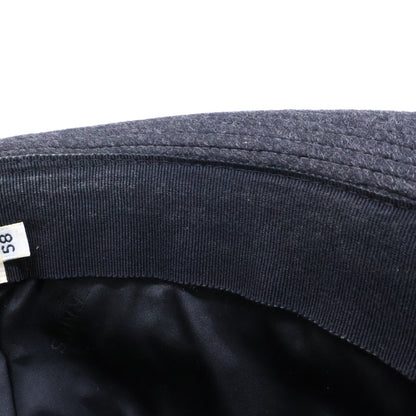 HERMES Cashmere Deerskin Fedora Hat Size 58