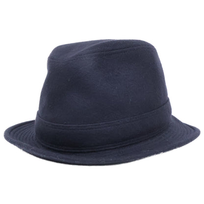 HERMES Black Cashmere Hat Size 57