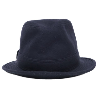 HERMES Black Cashmere Hat Size 57