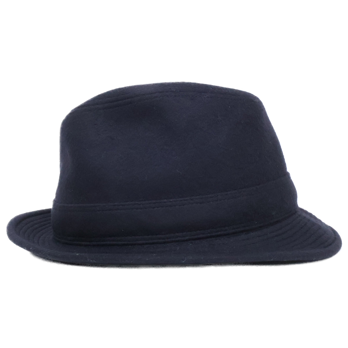 HERMES Black Cashmere Hat Size 57