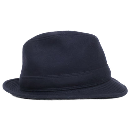 HERMES Black Cashmere Hat Size 57