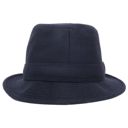 HERMES Black Cashmere Hat Size 57