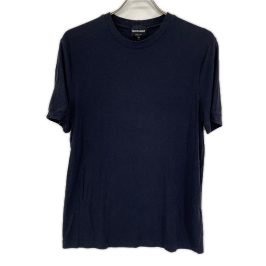 GIORGIOARMANI Stretch Viscose Jersey T-Shirt Navy Size 52
