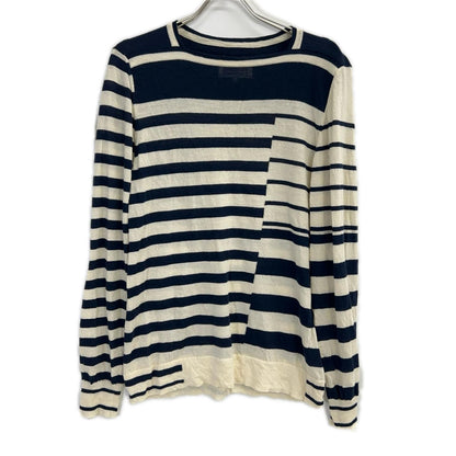 MARTIN MARGIELA 16SS Striped Knit Navy/Ivory Size 1