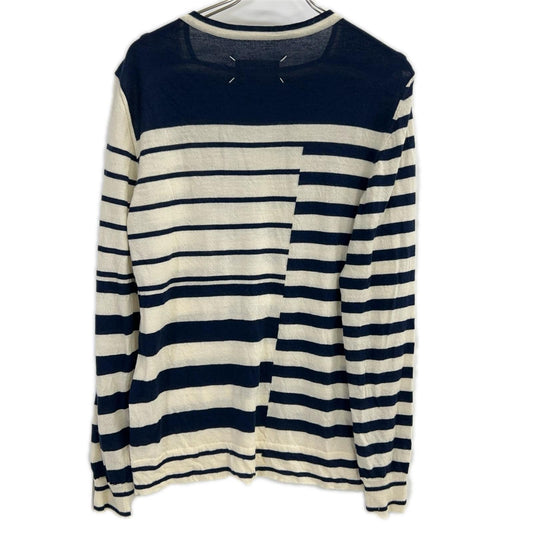 MARTIN MARGIELA 16SS Striped Knit Navy/Ivory Size 1