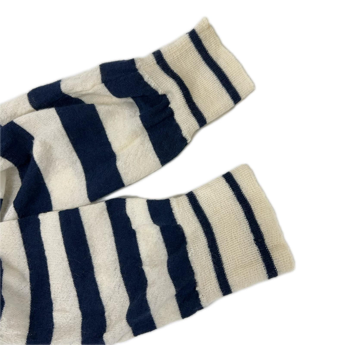 MARTIN MARGIELA 16SS Striped Knit Navy/Ivory Size 1