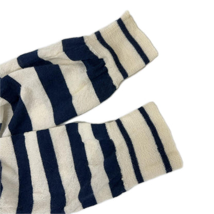 MARTIN MARGIELA 16SS Striped Knit Navy/Ivory Size 1