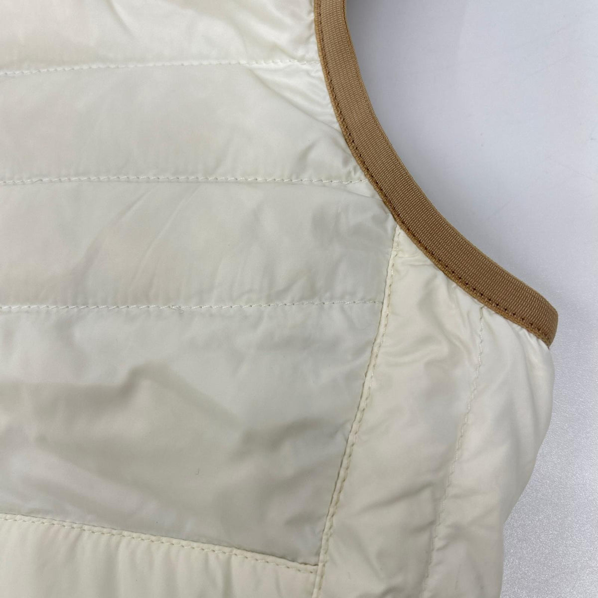BRUNELLO CUCINELLI Ivory Down Vest Size M