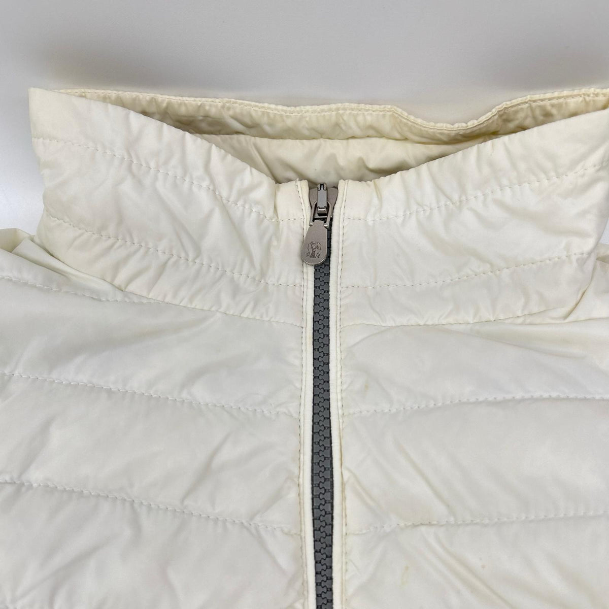 BRUNELLO CUCINELLI Ivory Down Vest Size M