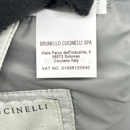BRUNELLO CUCINELLI Ivory Down Vest Size M