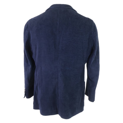 GIORGIOARMANI Silk Blend Twill Jacket Navy Size 52