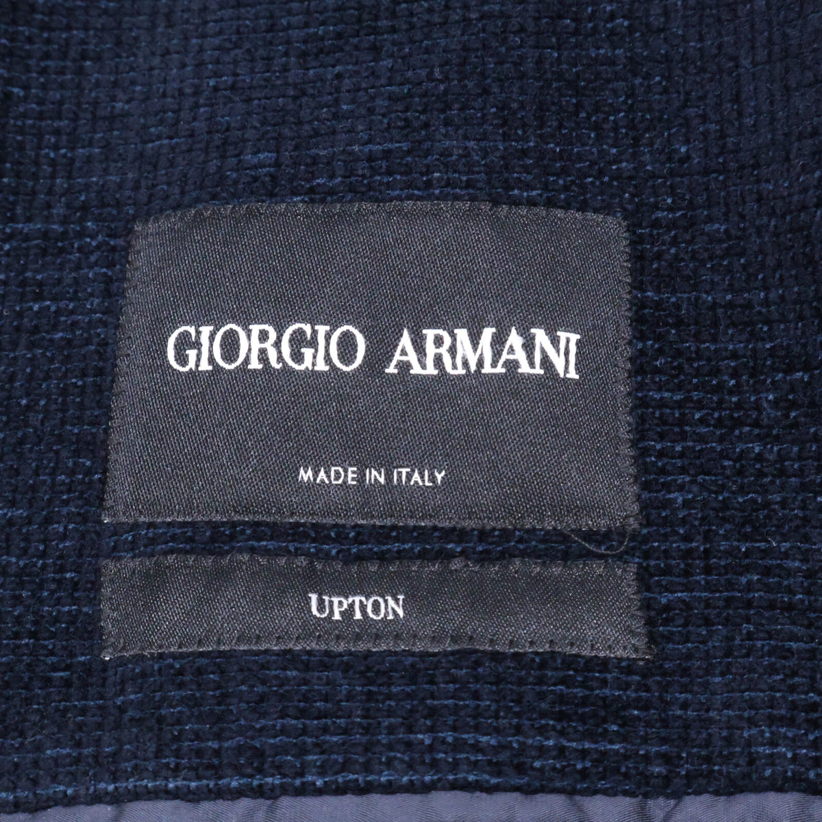 GIORGIOARMANI Silk Blend Twill Jacket Navy Size 52